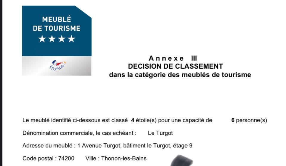 Le Turgot, Proche Thermes 托农莱班 外观 照片